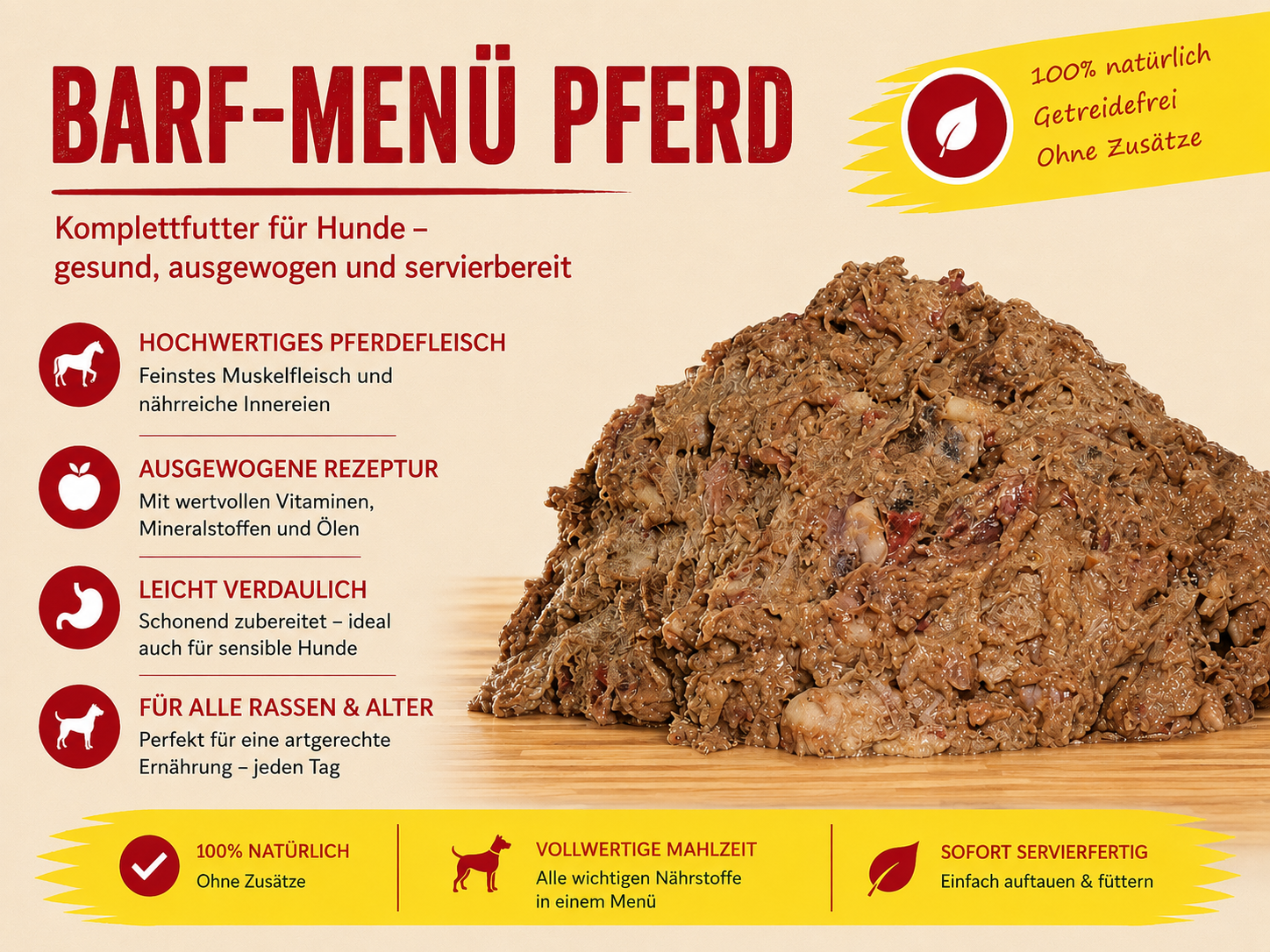 BARF-MENÜ > Pferd <