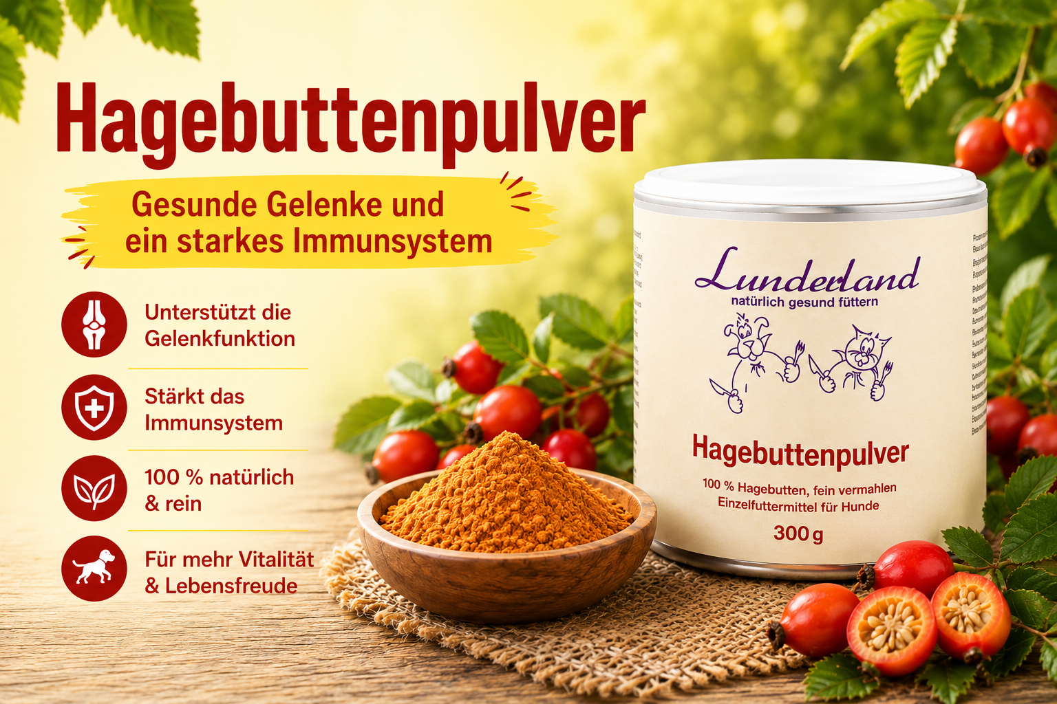 Hagebuttenschalenmehl