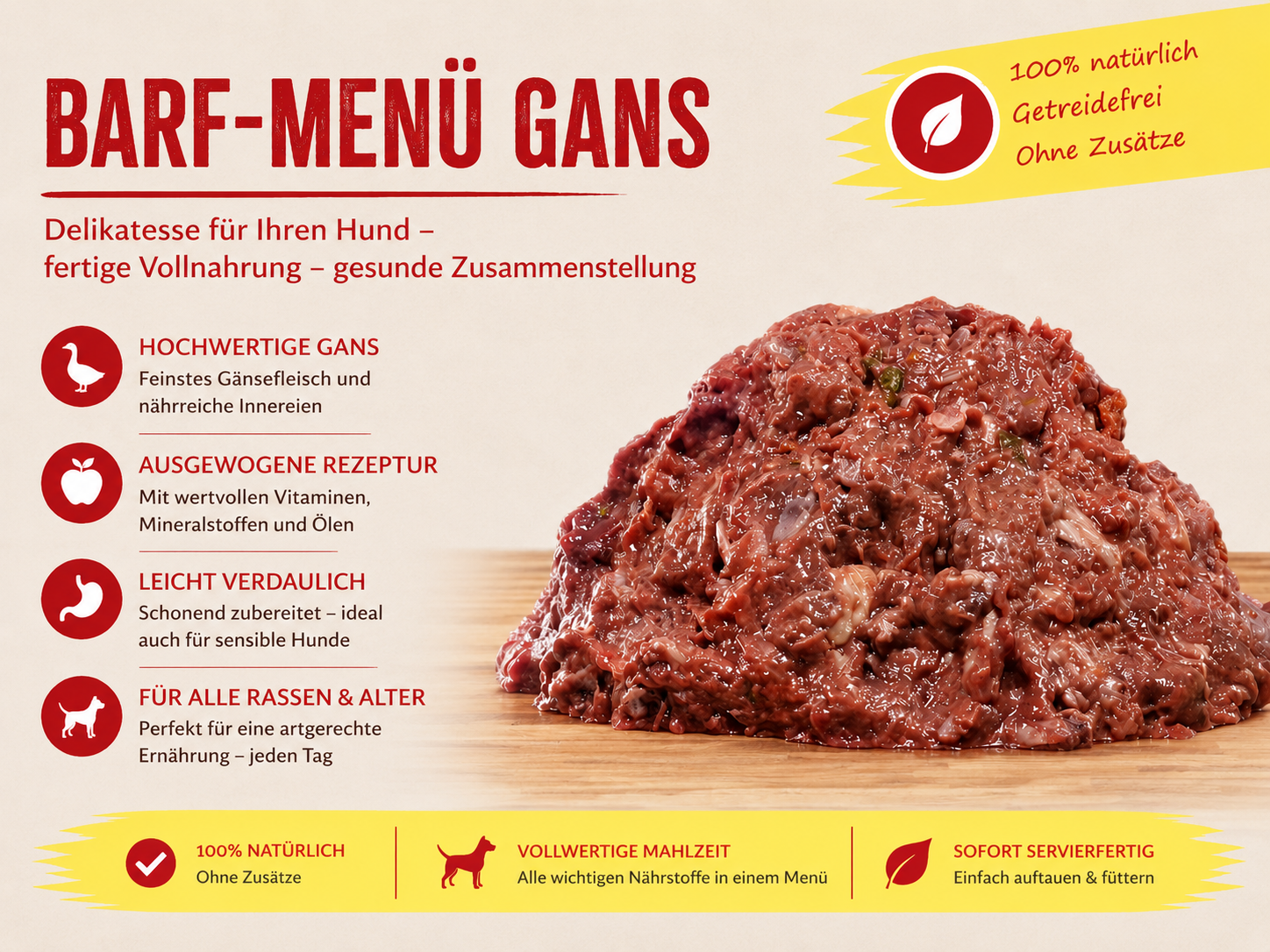 BARF-MENÜ > Gans <