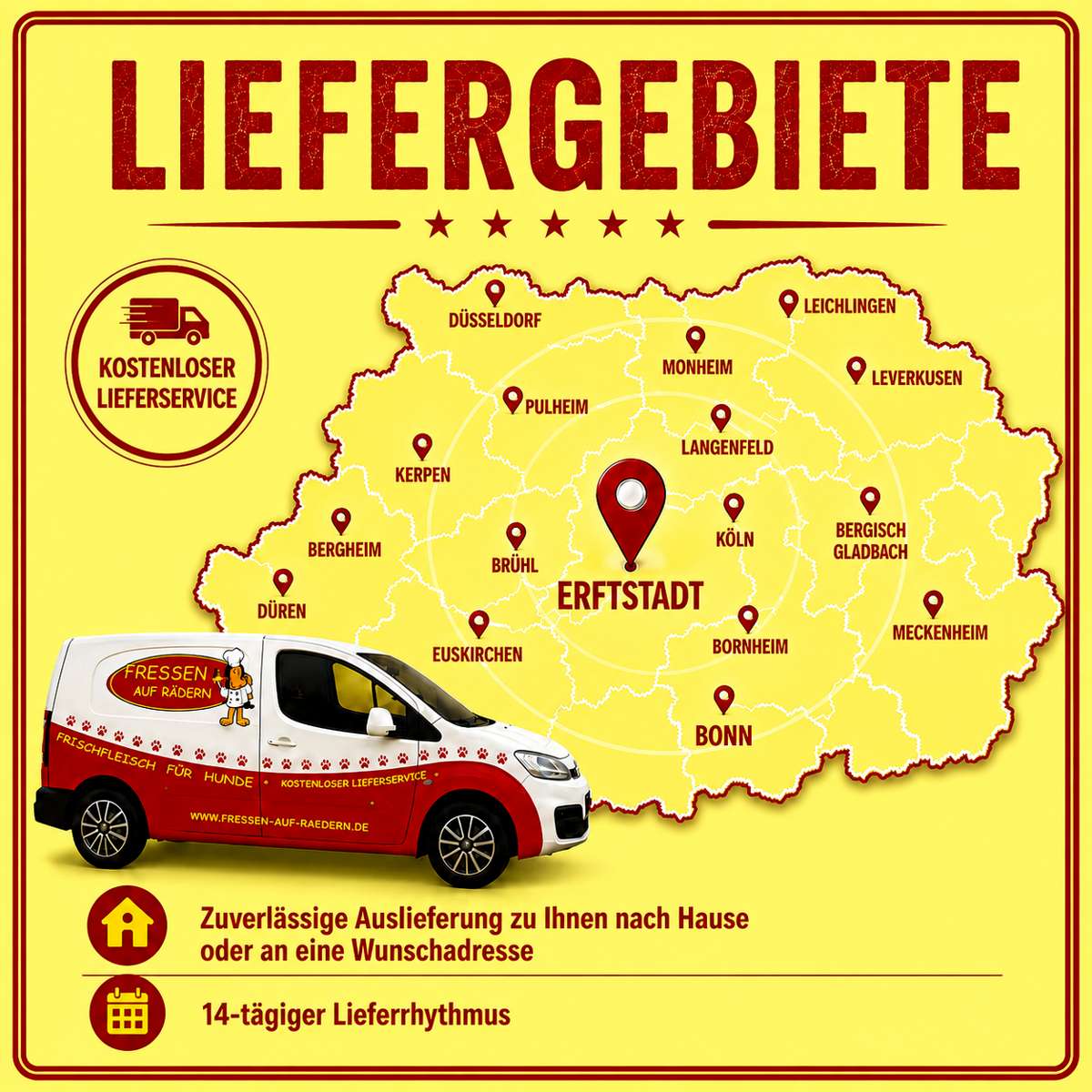 Liefergebiete