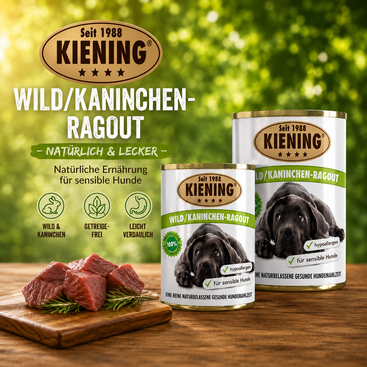 Fleischdose Wild-Kaninchen-Ragout