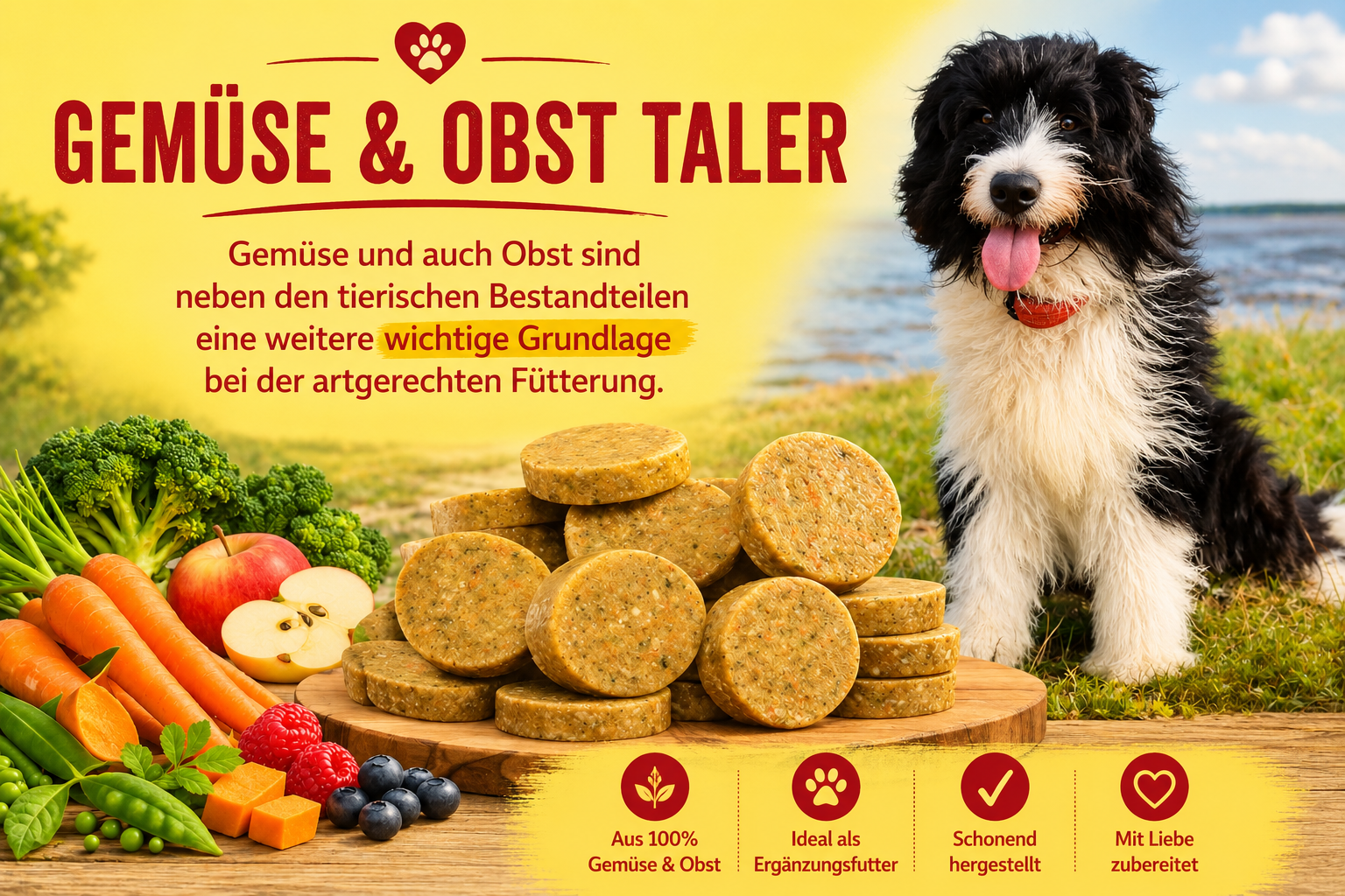 Gemüse-Obst Taler
