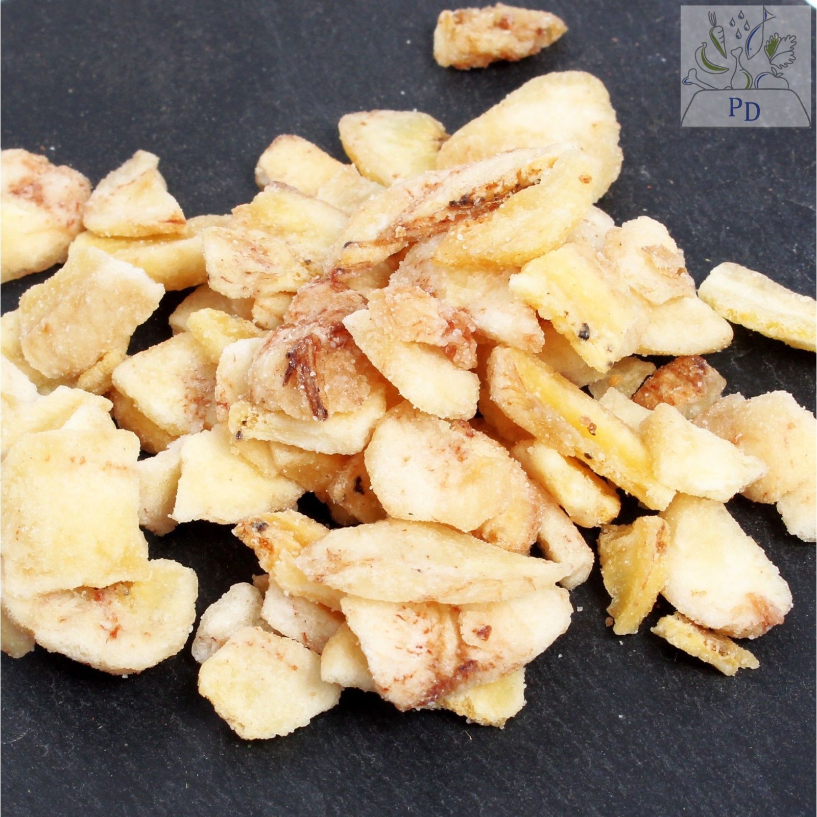 Getrockneter Bananenbruch