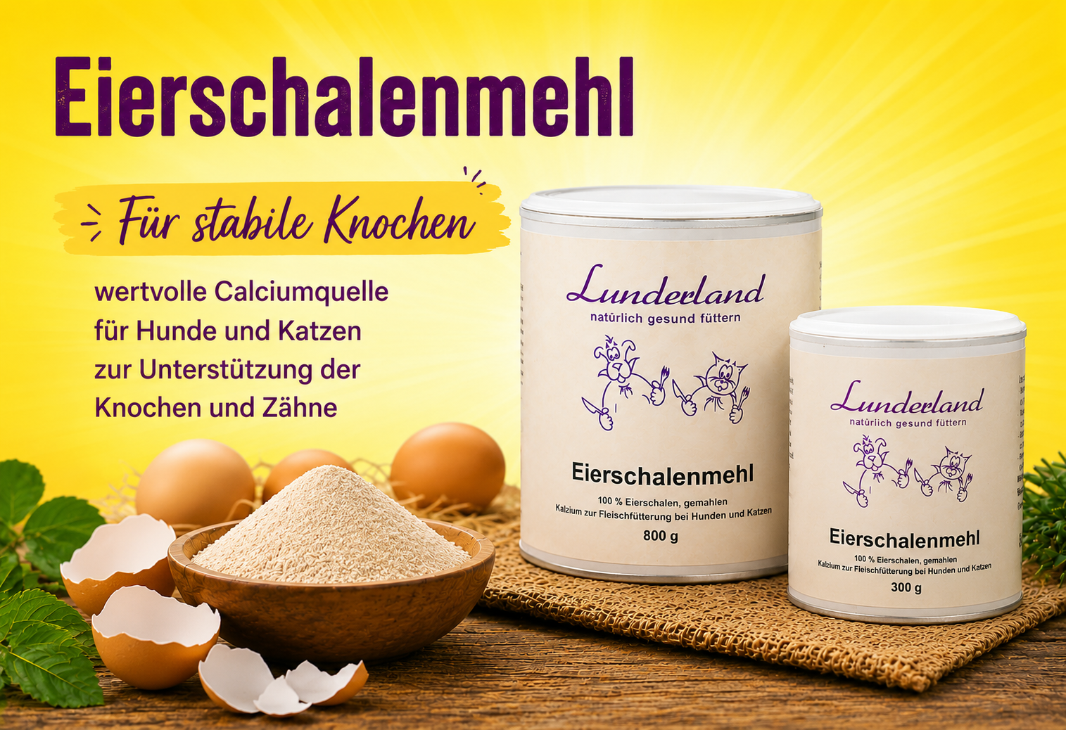 Eierschalenmehl