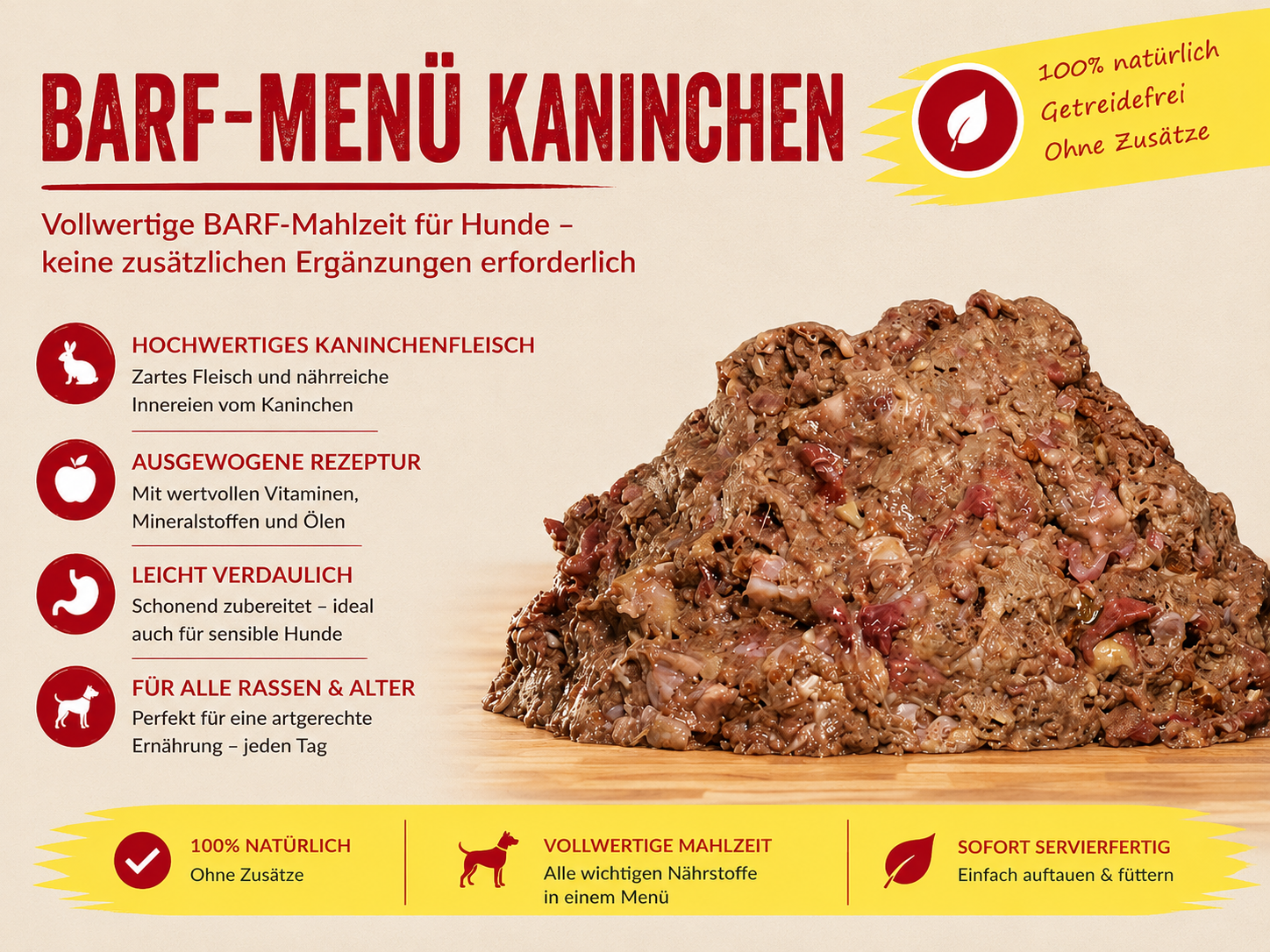 BARF-MENÜ > Kaninchen <