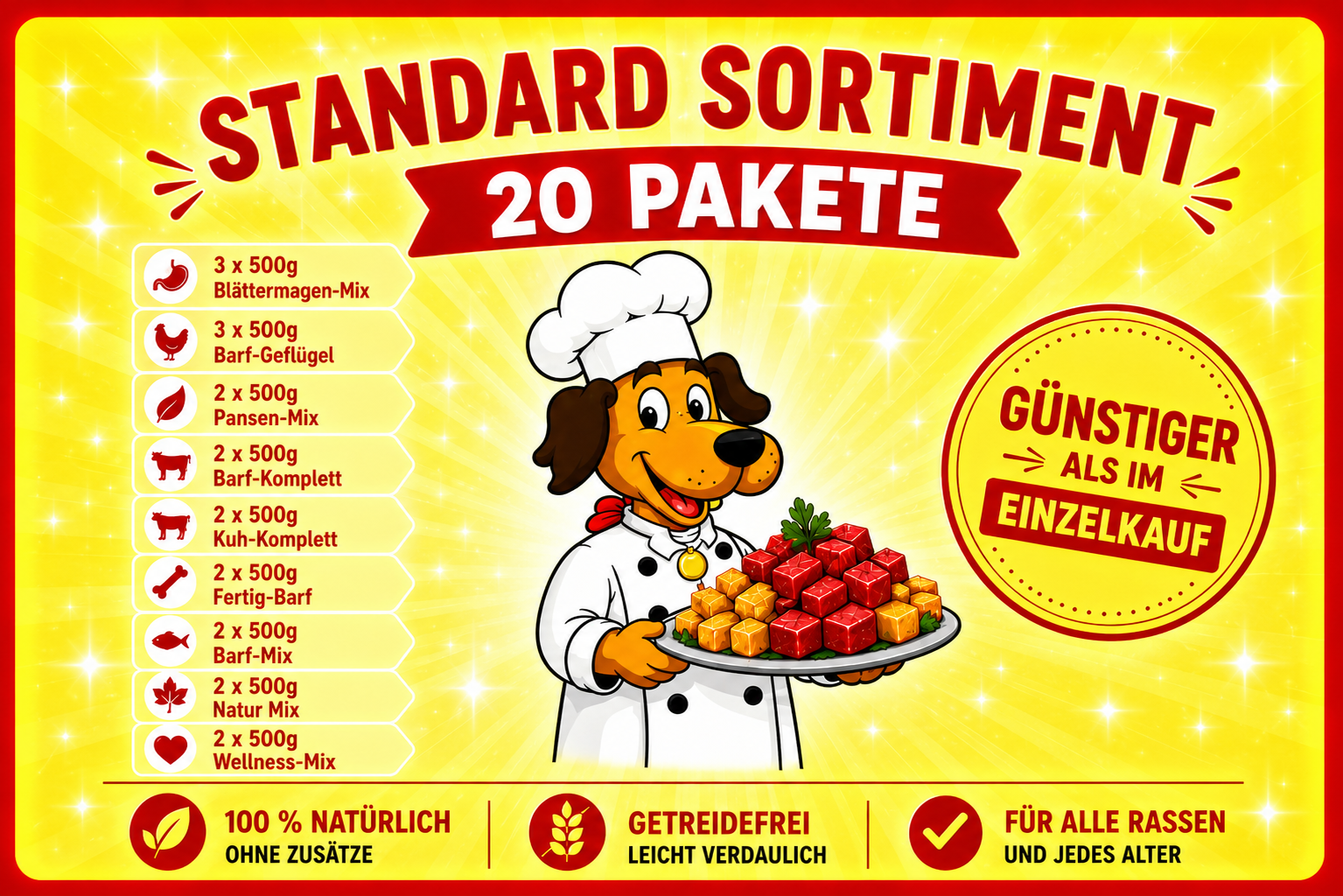 1 "Standard" Sortiment