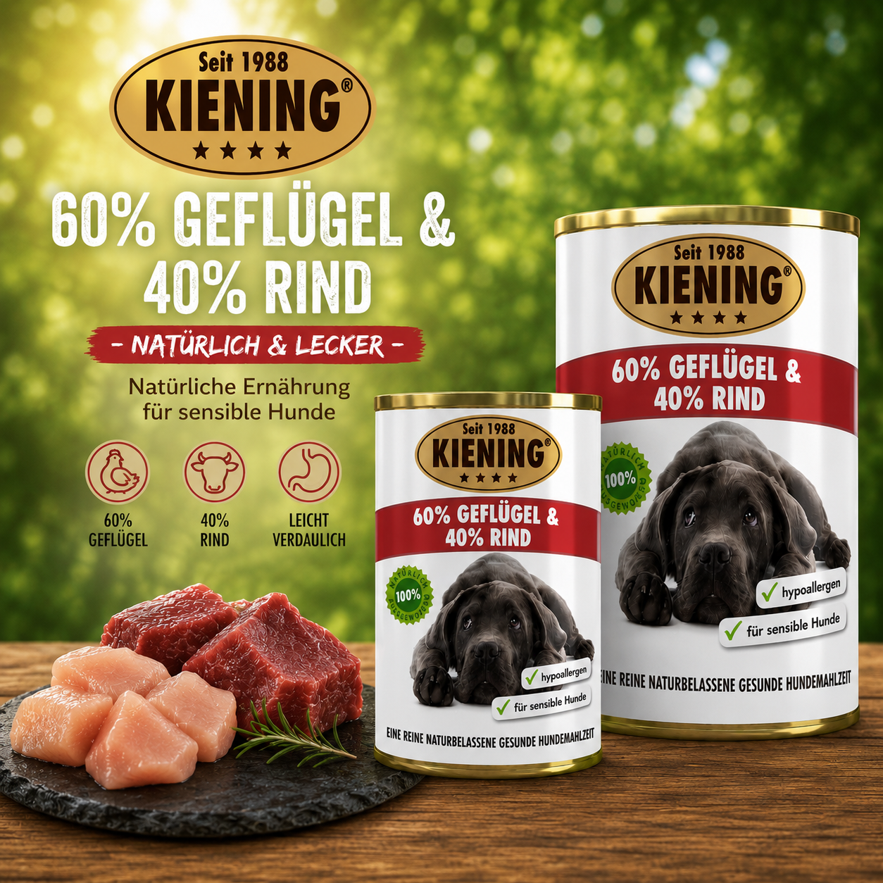 Fleischdose Geflügel/Rind