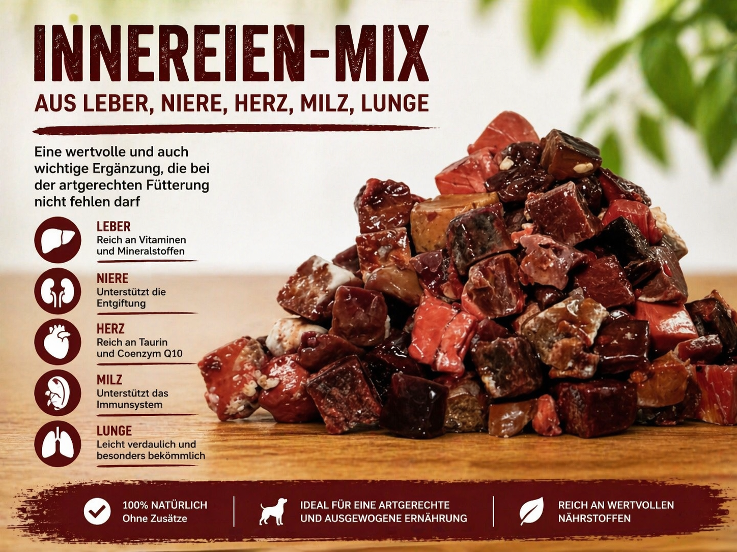 Innereien 1A Würfel