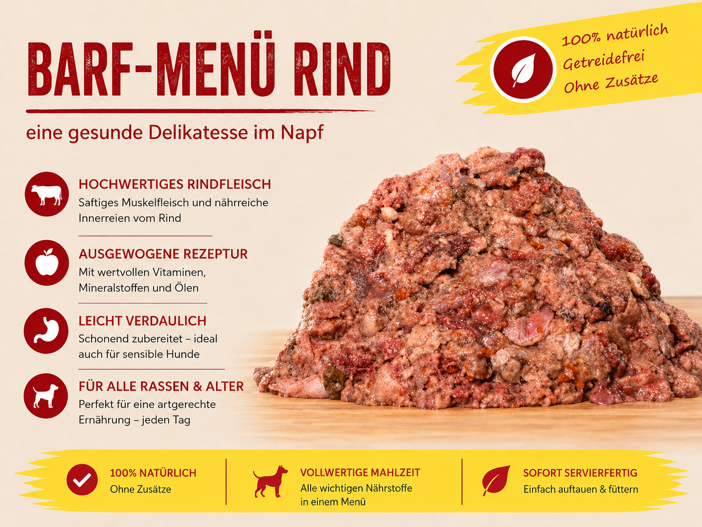BARF-MENÜ > Rind <