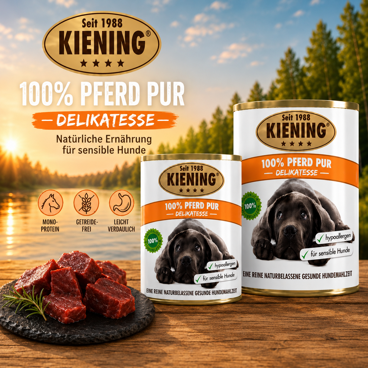 Fleischdose 100% Pferd